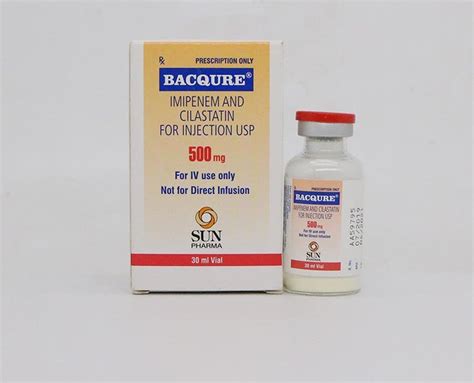 bacure|BACQURE 500 MG / 500 MG, Poudre pour perfusion